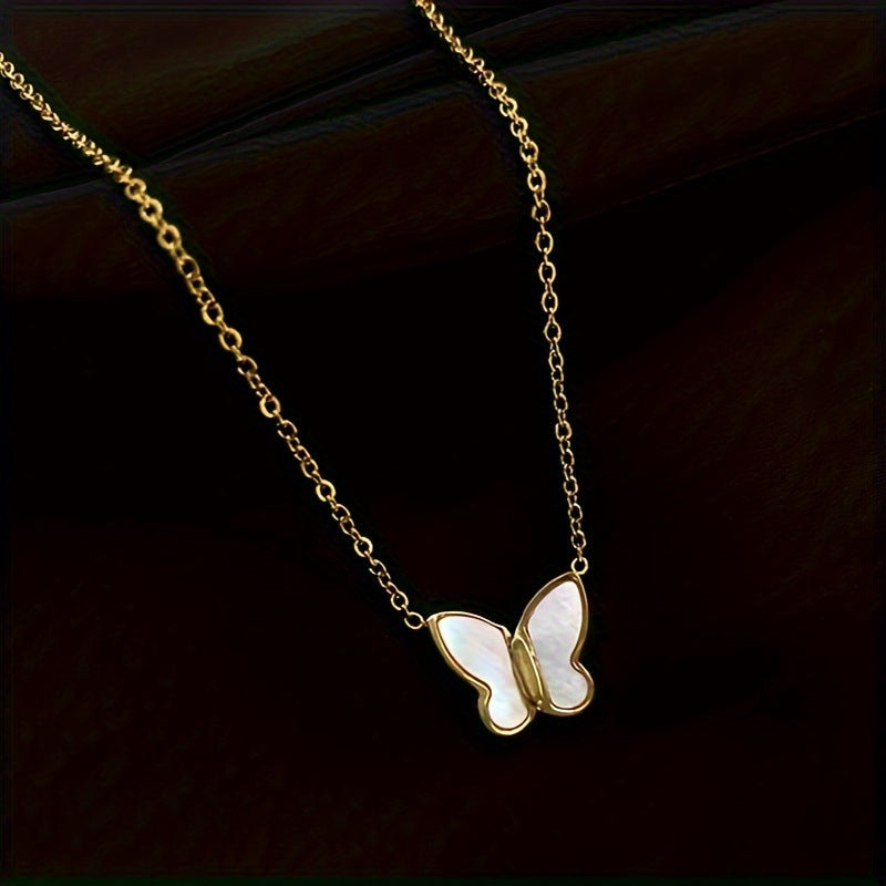 Butterfly Pendant Creative Simple Women's Clavicle Chain