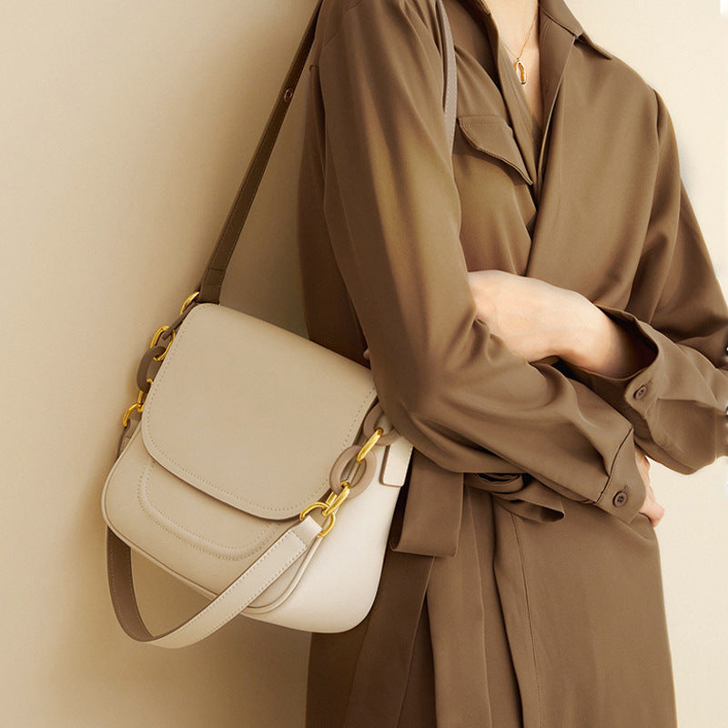 Women’s Leather Shoulder Bag – High-Grade Cowhide All-Match Fashion Tote