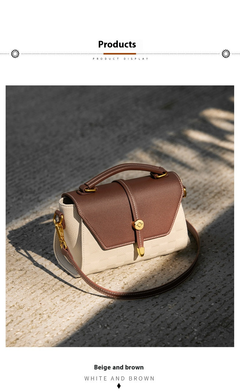 Light Luxury Premium Handbag Genuine Leather Crossbody Bag