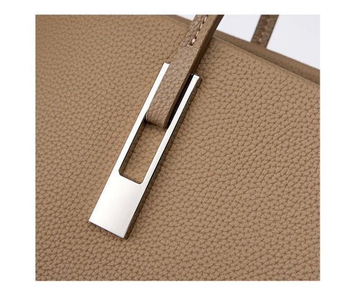 Large Capacity Top Layer, Cowhide Tote Bag