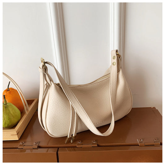 Women’s Dumpling Shoulder Bag – Simple Portable Messenger Fashion Handbag