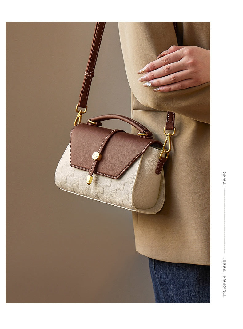 Light Luxury Premium Handbag Genuine Leather Crossbody Bag