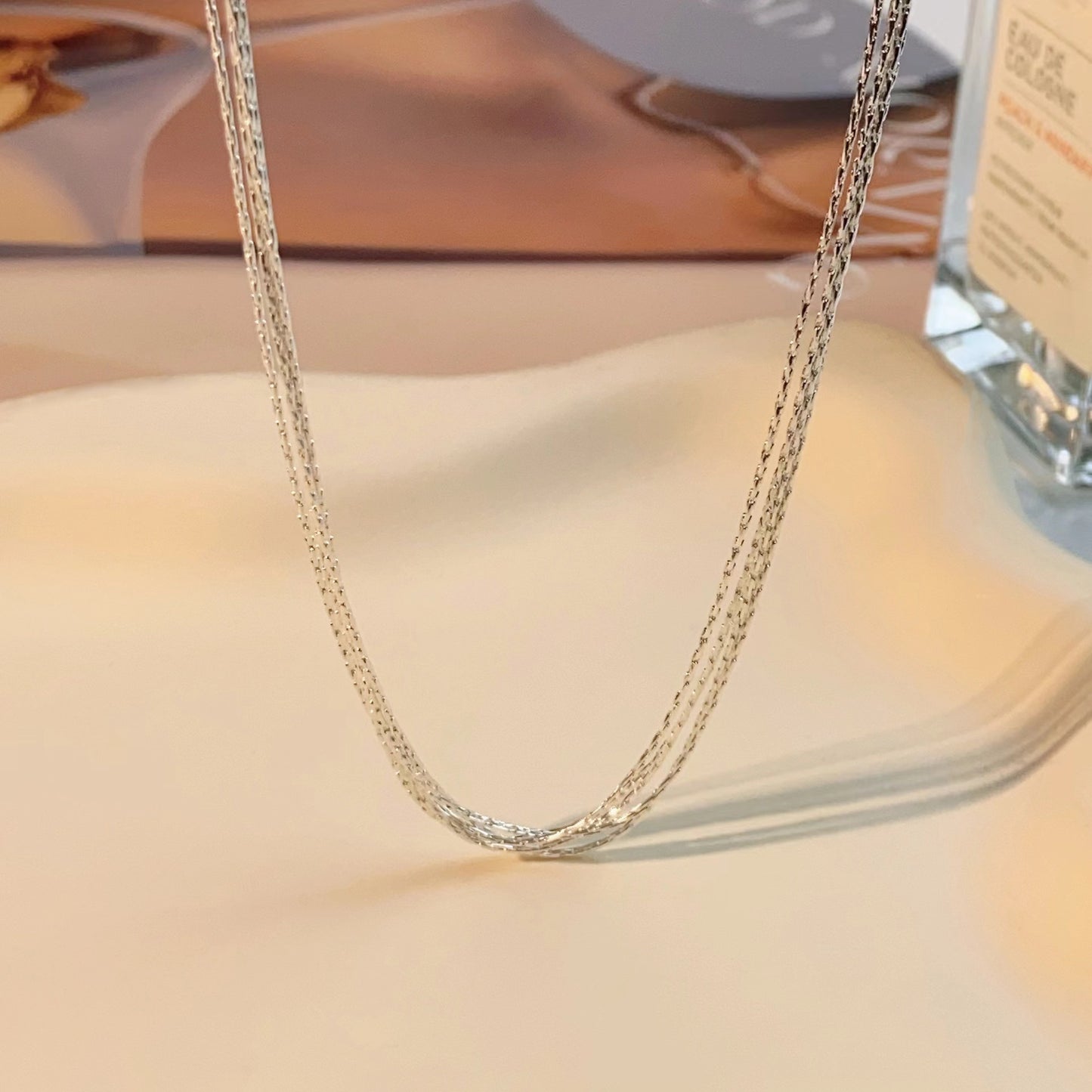 Women’s Snake Chain Necklace – Multi-Layer Gold Choker Clavicle Jewelry