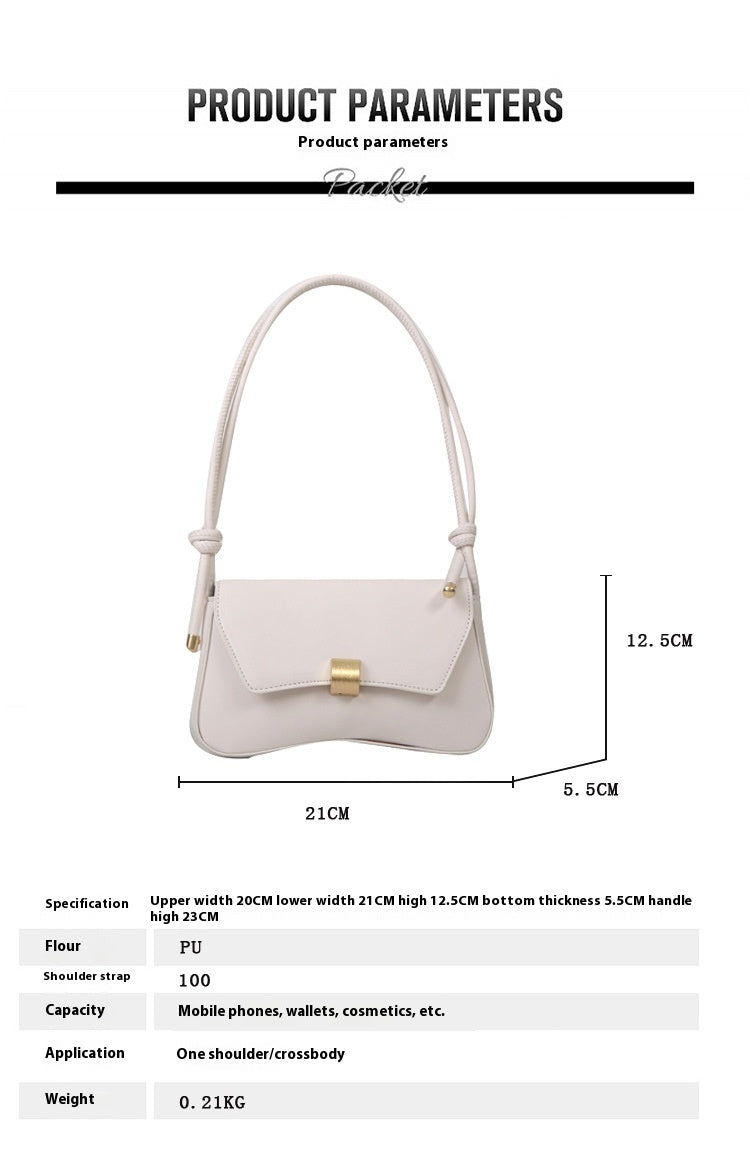Women’s Fashion Shoulder Bag – Simple Casual Minority Style Handbag