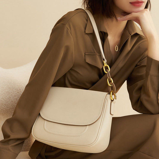 Women’s Leather Shoulder Bag – High-Grade Cowhide All-Match Fashion Tote