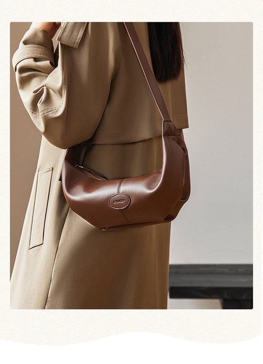 Women’s Croissant Shoulder Bag – Autumn Winter Fashion Crossbody Handbag